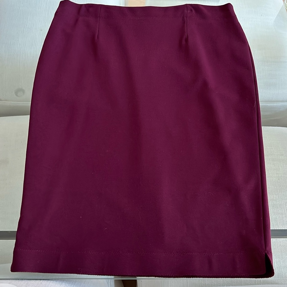 Burgundy Marie Saint Pierre Louane Skirt